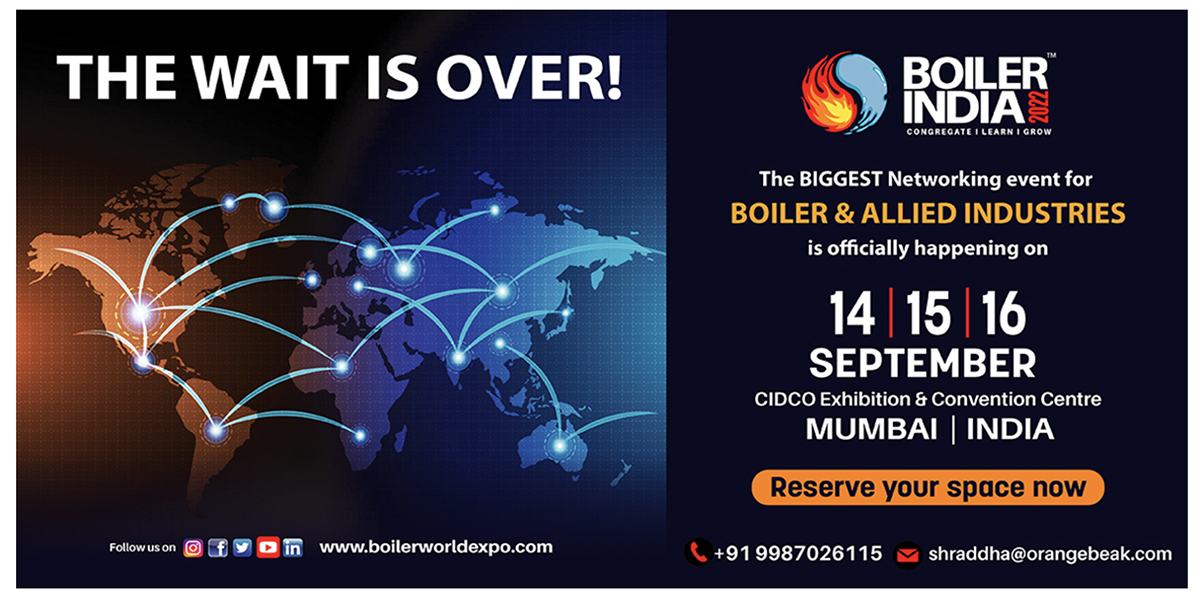 BOILER INDIA 2022 is almost here!